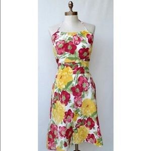Loft Halter Floral Dress size 6